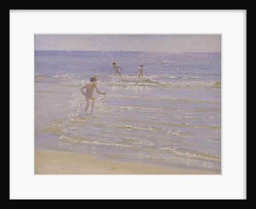 Sunshine at Skagen: Boys Swimming, 1892 by Peder Severin Kroyer