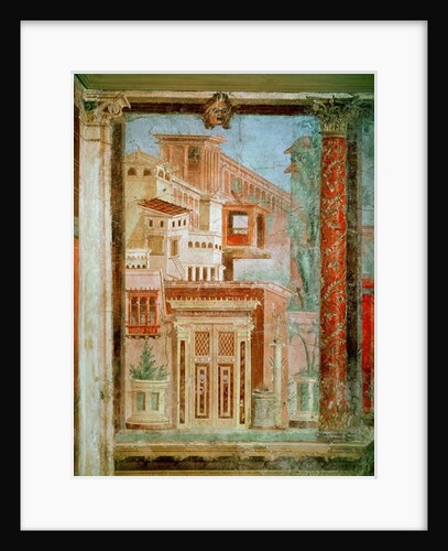 Panel from the Cubiculum, Villa of P Fannius at Boscoreale, Pompeii, c.50-40 BC by School Roman