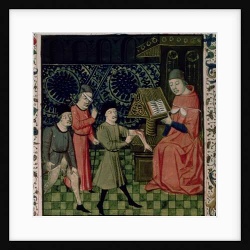 Fr 396 f.66 The Surgeon's Clinic, by Guy de Chauliac by French School