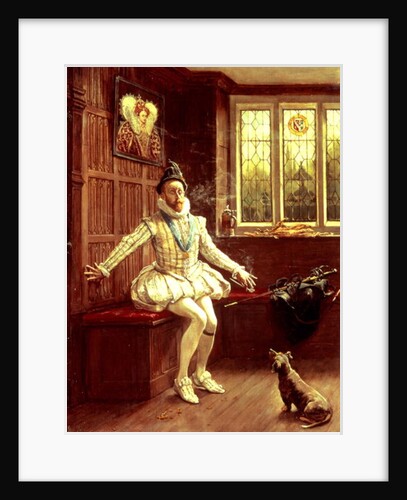 Sir Walter Raleigh's First Smoke by Anonymous Anonymous