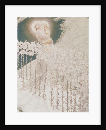 Virgin of the Lilies, 1899 by Carlos Schwabe