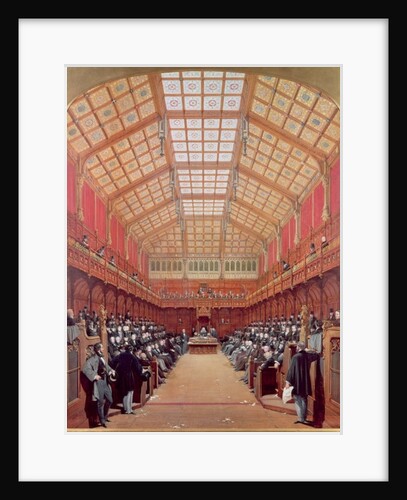 Interior of the House of Commons by Joseph Nash