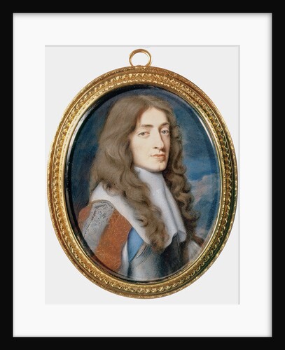 Miniature of James II as the Duke of York by Samuel Cooper