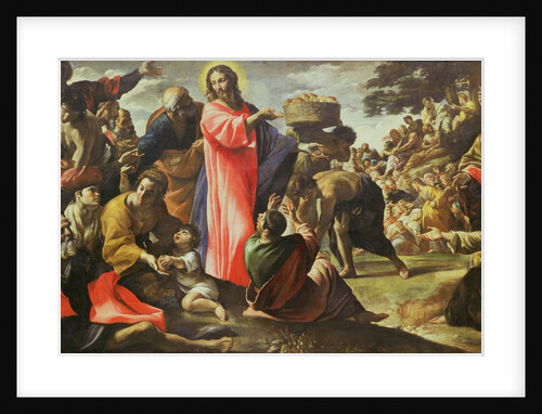 The Multiplication of the Loaves and Fishes, 1620-5 by Giovanni Lanfranco