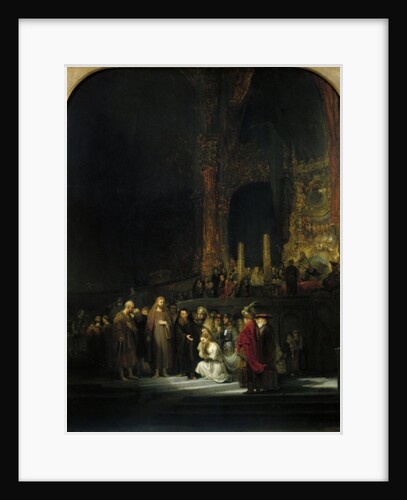 The Woman taken in Adultery, 1644 by Rembrandt Harmensz. van Rijn