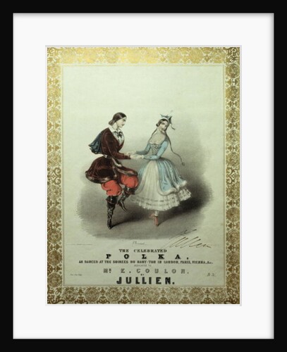The Celebrated Polka, song sheet, 1840 by John Brandard