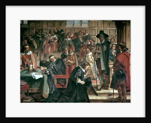 Attempted arrest of 5 members of the House of Commons by Charles I, 1642, 1856-66 by Charles West Cope