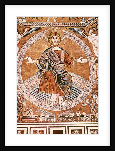 Reproduction of the mosaic of the Last Judgement in the Baptistery, Florence by (after) Italian School