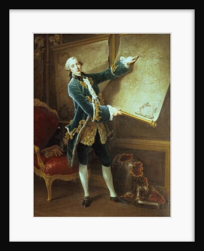 The Comte de Vaudreuil, 1758 by Francois-Hubert Drouais