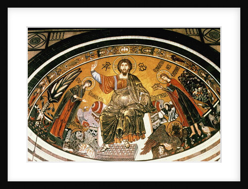 Mosaic of Jesus Christ with the Virgin and St. Minias, 1297 by Anonymous