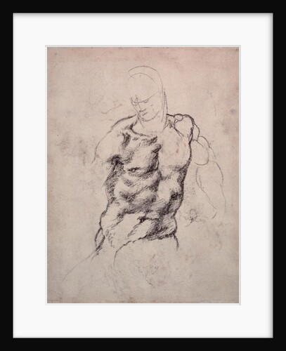 Figure Study by Michelangelo Buonarroti