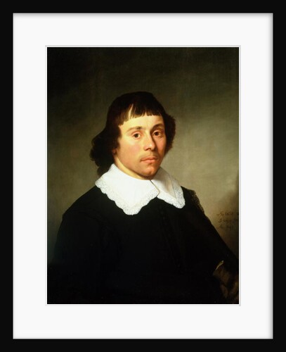 Portrait of a Young Man, in a Black Costume with a White Lace Collar by Jacob Gerritsz Cuyp