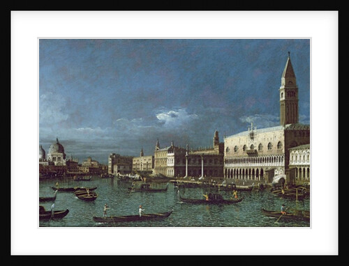 The Grand Canal with the Church of Santa Maria della Salute, 18th century by Bernardo Bellotto