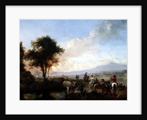 A Hawking Party by Philips Wouwermans or Wouwerman