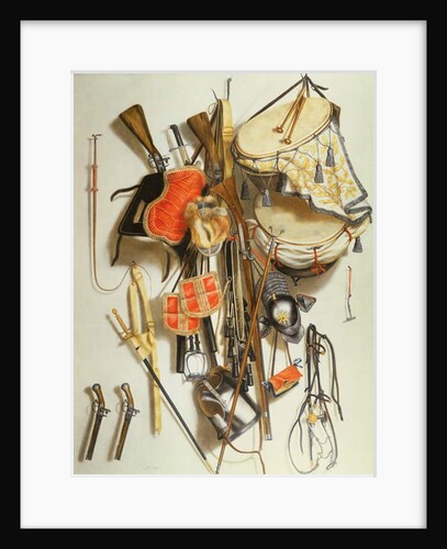 Trompe L`Oeil of Military Equipment by Jacobus Biltius