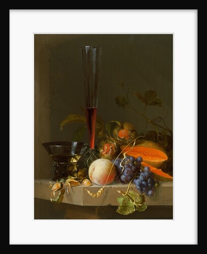 Still life with fruit by Jacob van Walscapelle