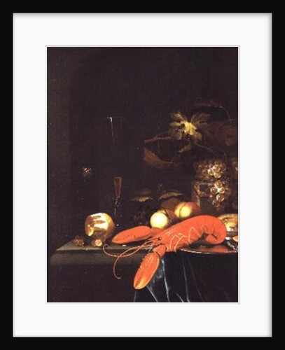 Still Life of Fruit with a Lobster by Johannes Borman