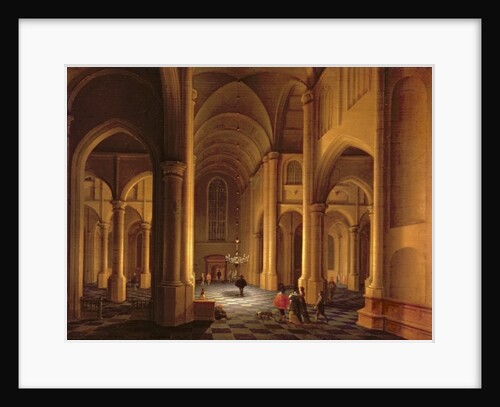 A Church Interior by Anthonie de Lorme
