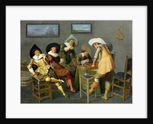 Cavaliers in a tavern by Dirck Hals