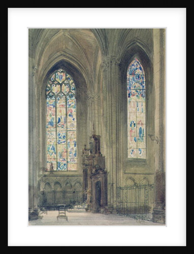 Chapel in the South Transept, Rouen Cathedral, 19th century by Augustus Welby Pugin