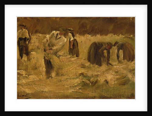 Making Hay by Max Liebermann