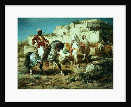 Arab Horsemen by Adolf Schreyer