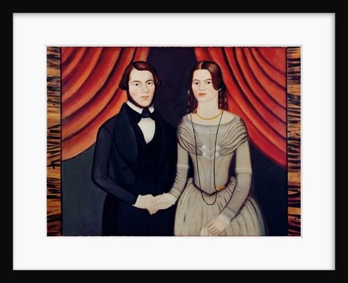 Portrait of Newly-weds by American School
