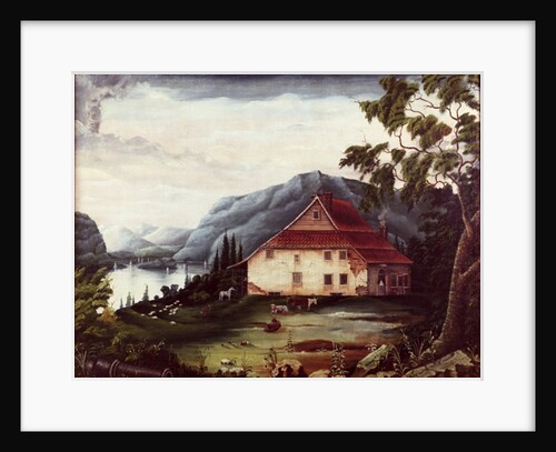 Washington's headquarters at Newburgh on the Hudson in c.1775 by James William Fosdick