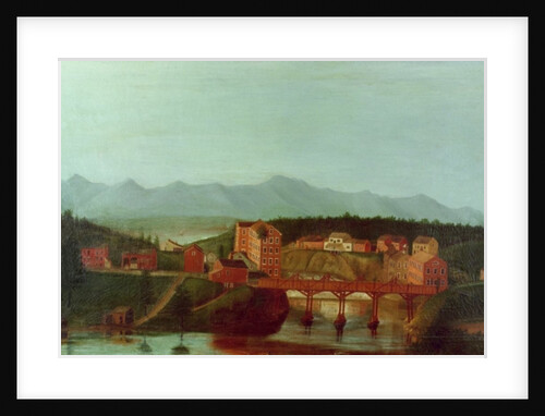 Columbiaville and Stockport Creek, near New York, early 19th century by American School