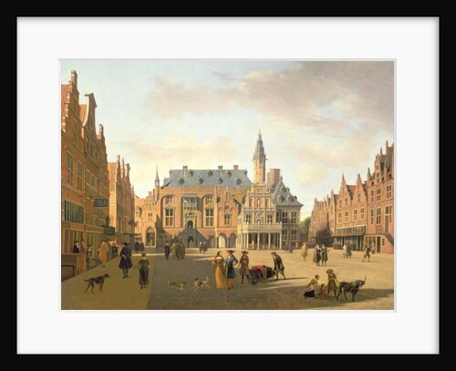 View of the Grote Markt in Haarlem by Gerrit Adriaensz Berckheyde