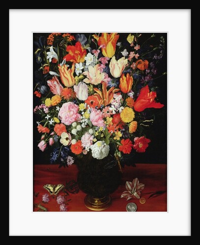 Still life of flowers, 1610s by Kasper or Gaspar van den Hoecke