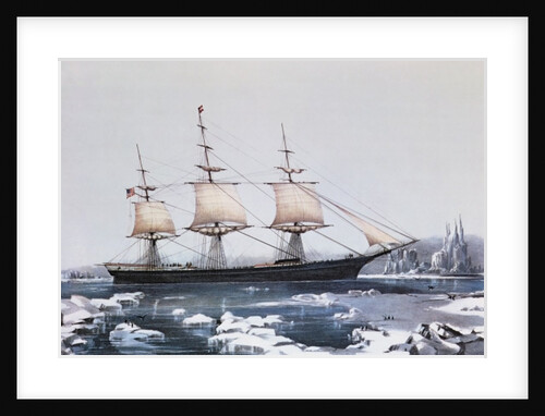 Clipper Ship 'Red Jacket' in the ice off Cape Horn on her passage from Australia to Liverpool by American School