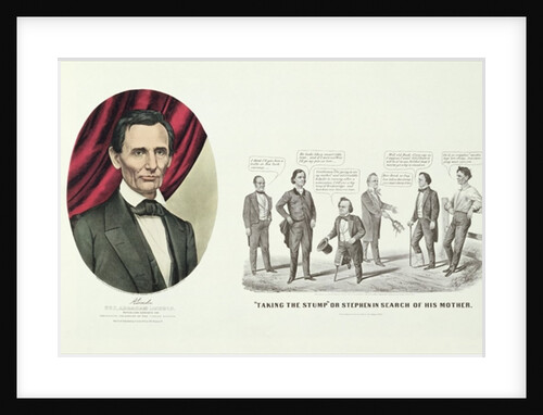 Hon. Abraham Lincoln, 16th President of the United States, 1860 by N. and Ives J.M. Currier