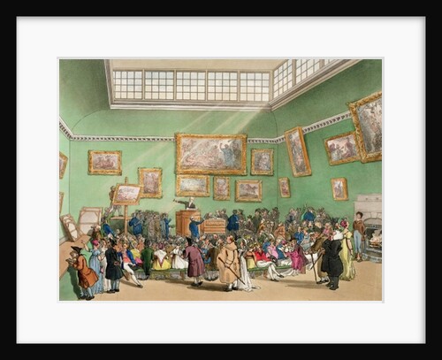 Christie's Auction Room, aquatinted by J. Bluck from Ackermann's 'Microcosm of London' Vol 1, pub. 1809 by T. & Pugin A.C.(1762-1832) Rowlandson