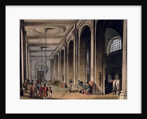 Kings Mews, Charing Cross from Ackermann's 'Microcosm of London' by T. & Pugin A.C.(1762-1832) Rowlandson