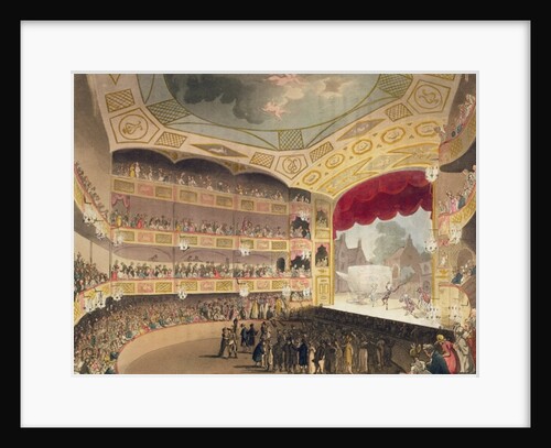 Royal Circus from Ackermann's 'Microcosm of London' by T. & Pugin A.C.(1762-1832) Rowlandson