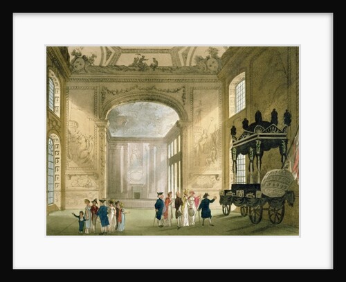 Greenwich Hospital by T. & Pugin A.C. Rowlandson