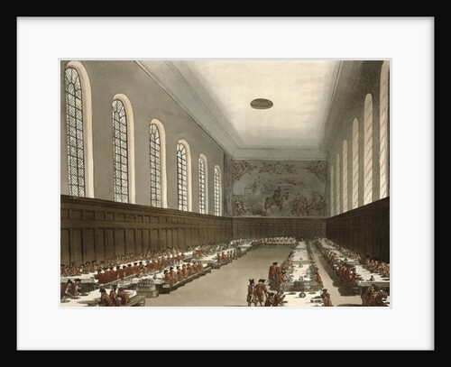 Military Hospital, Chelsea by T. & Pugin A.C.(1762-1832) Rowlandson