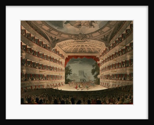 New Covent Garden Theatre, 1810 by T. & Pugin A.C. (1762-1832) (after) Rowlandson