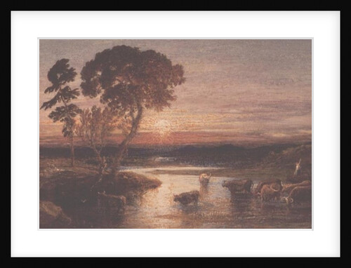 Going to the Fold, Sunset, 1879 by Samuel Palmer