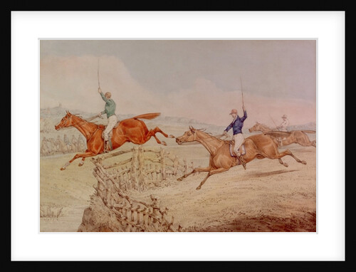 Jumping a Fence by Henry Thomas Alken