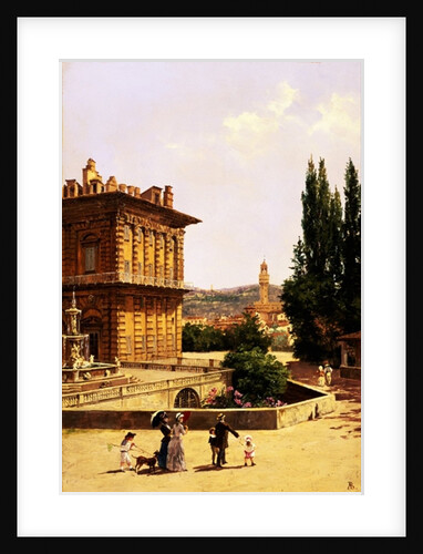 By the Pitti Palace, Florence by Antonietta Brandeis