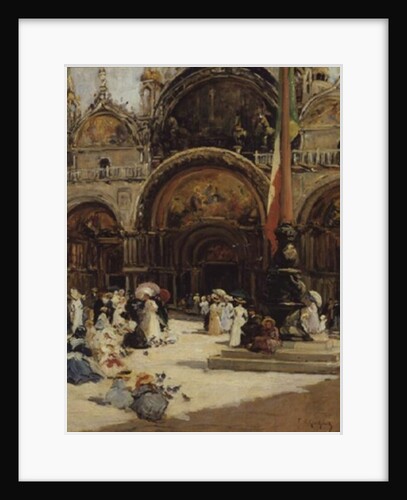 The Basilica of San Marco, Venice by Fernand Legout-Gerard