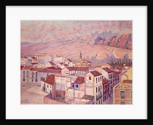 View of Granada by Diario or Dario de Regoyos y Valdes