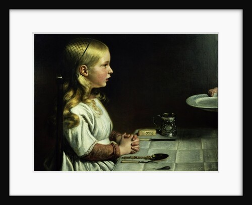 Florence Cope Saying Grace at Dinnertime by Charles West Cope