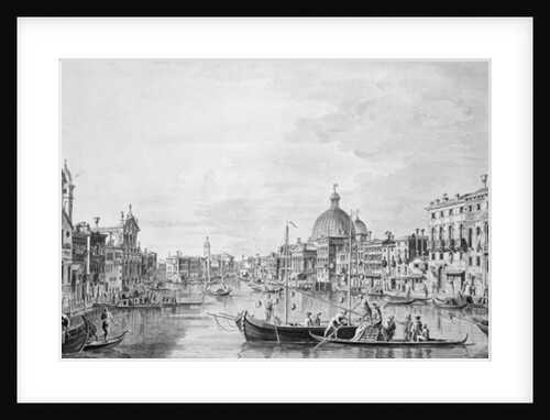 View of the Grand Canal, Venice, c.1800 by Francesco Triconi
