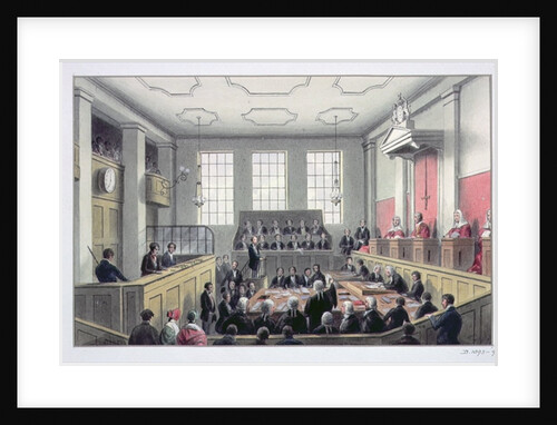 The Old Bailey, London by Thomas Hosmer Shepherd