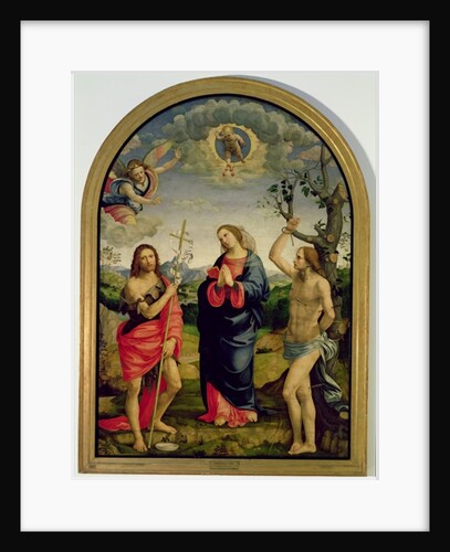 The Virgin with Saints Sebastian and John the Baptist by Timoteo Viti