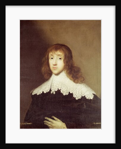 Portrait of Sir Ralph Verney by Cornelius Jansen