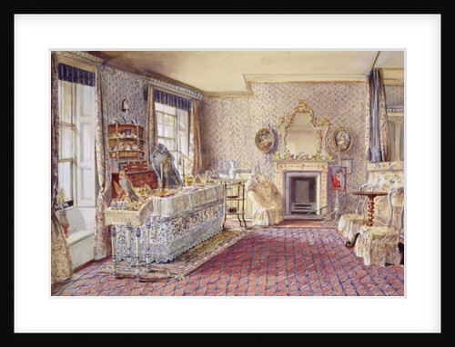 Interior of a bedroom by Samuel A. Rayner